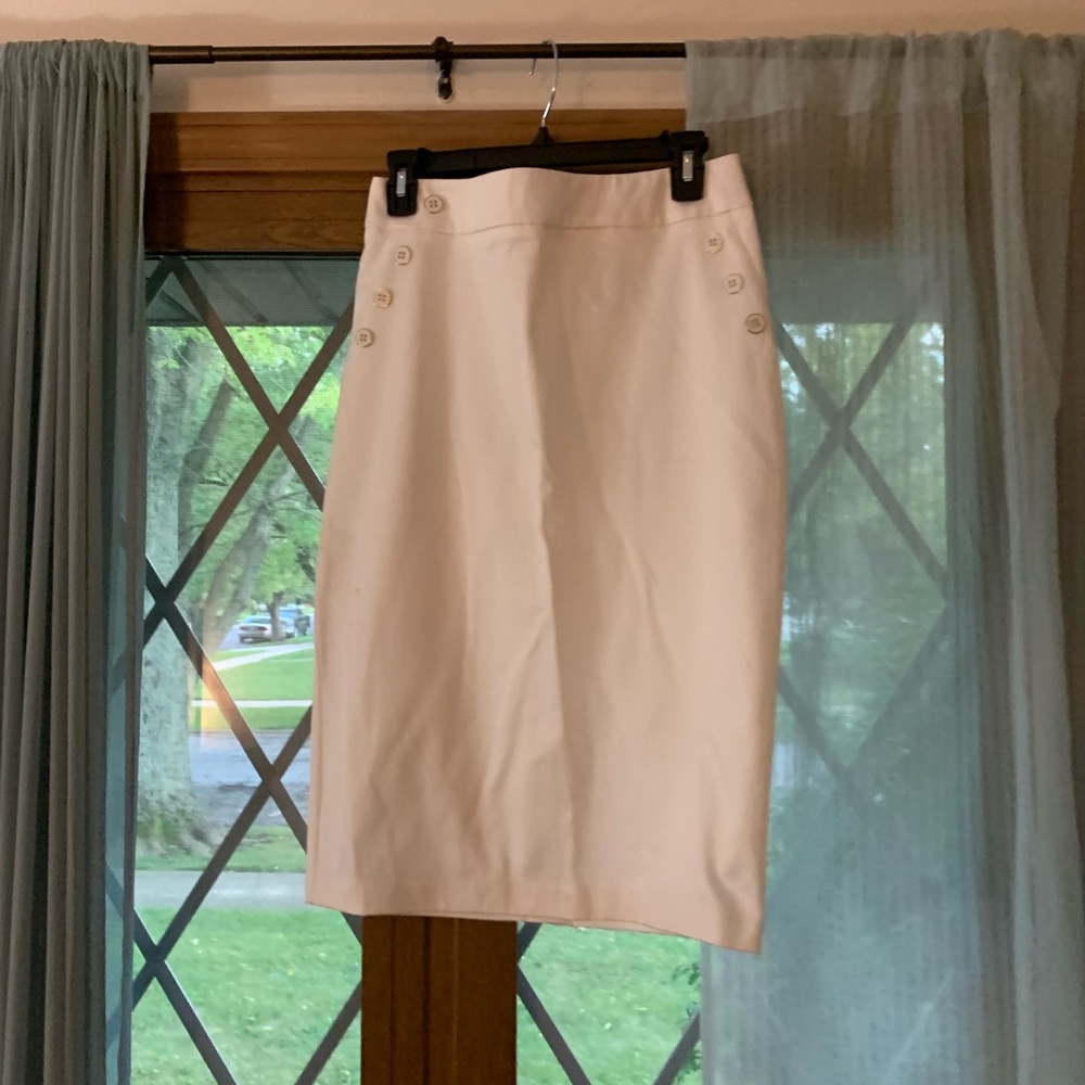 White skirt
